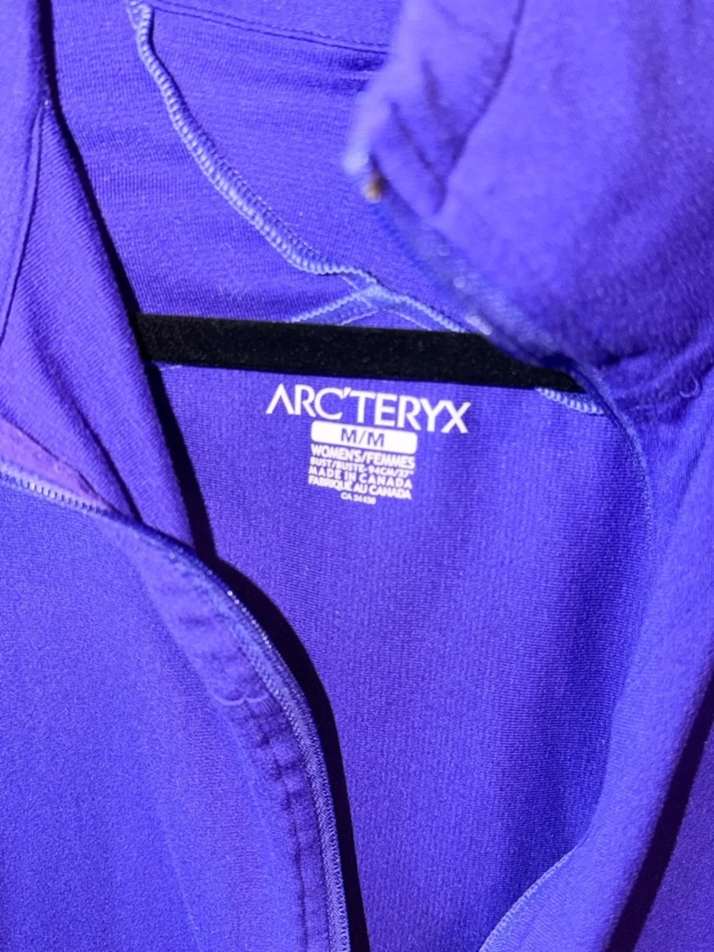 Arc'teryx Women's Purple Zip-Up Jacket - Picture 5 of 6
